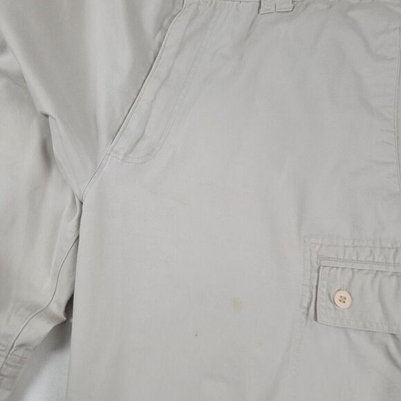 Y2K Nesi AG Cargo Baggy Pants Size 35 Mens Parachute Skater Hip Hop VTG 2000 Zip - Picture 3 of 14